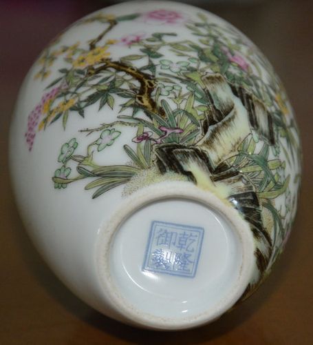 清三代的珐琅彩,现代在仿,民国在仿,真品,仿品各有千秋,如何