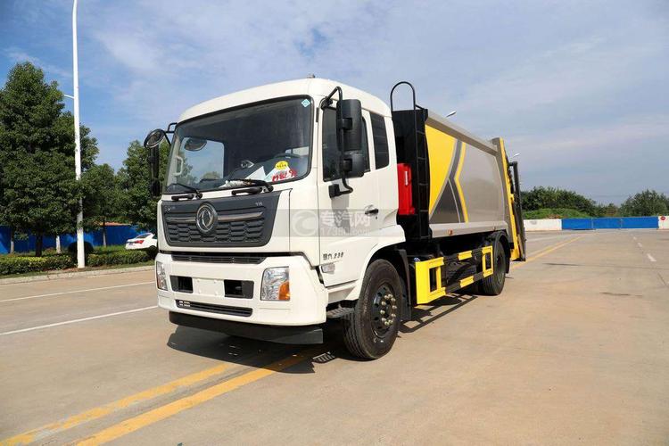 东风天锦vr单桥国六230马力压缩式垃圾车图片