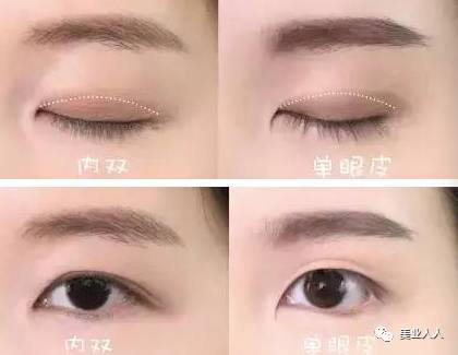 【美妆】单眼皮,内双,外双最全眼妆教程!