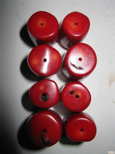 清代辣椒红珊瑚珠子