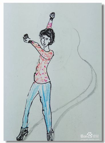 怎样画简笔画"轮滑的女孩"?