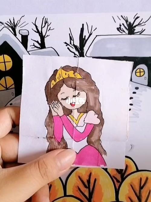 听说睡美人在睡觉_简笔画_教程_简笔画教程_文化_绘画