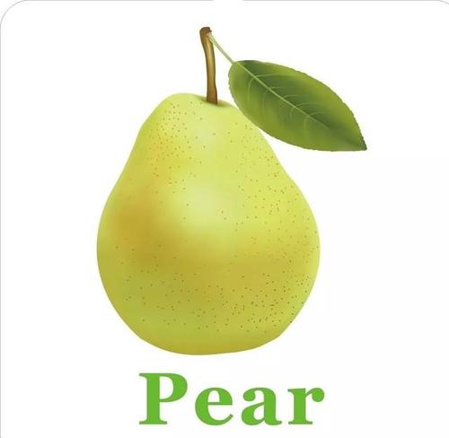 今天让我们来学习各类水果的英文单词吧! [pe(r)] p尔