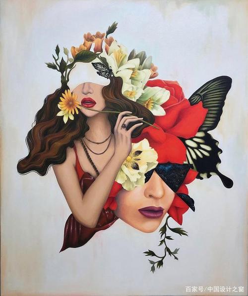 泰国pang torsuwan 人物拼贴插画作品