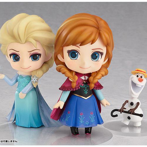 冰雪奇缘雪之女王q版粘土475#550#安娜艾莎elsa雪宝公仔手办模型