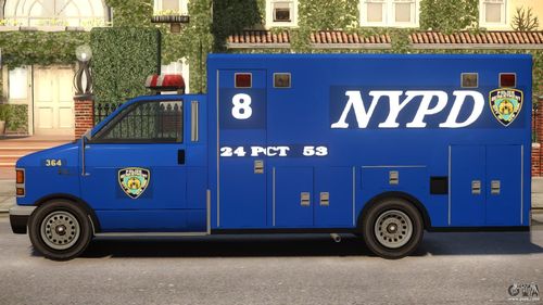 police nypd van for gta 4
