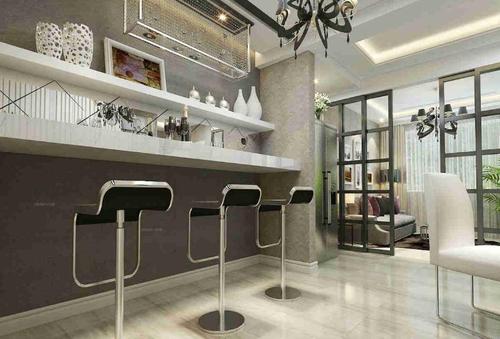 瓷砖店吧台装修效果图