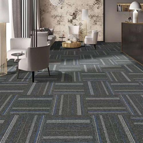 中国商业办公室地毯定制区地板地毯瓷砖50x50cm