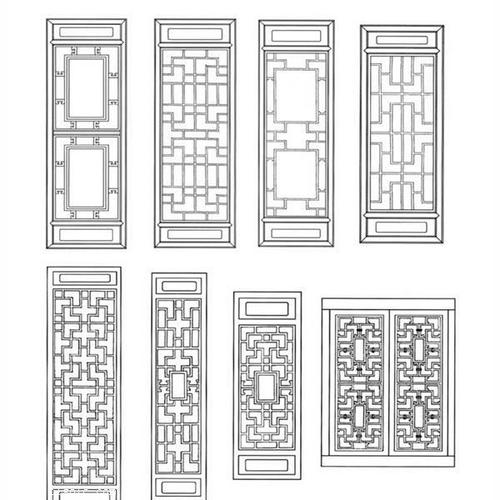 铝合金花格门窗-铝花格角花装饰厂家定制