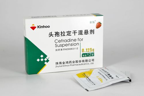 头孢拉定干混悬剂的成份