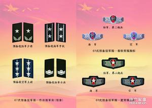 07式预备役军衔