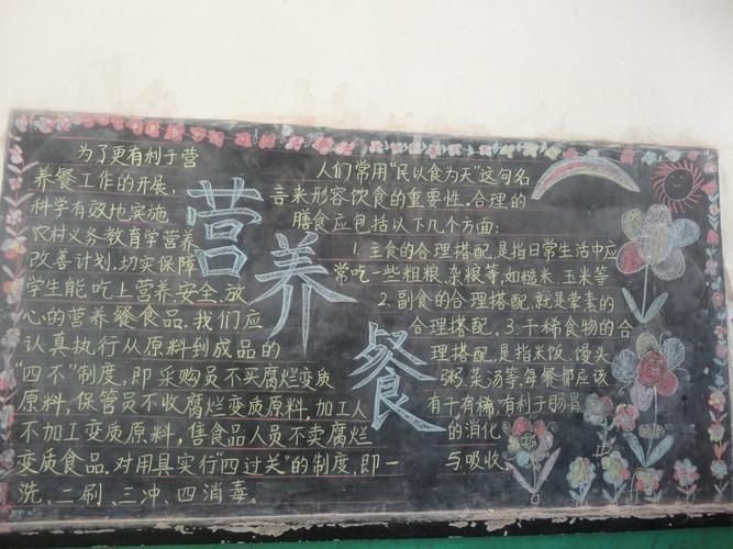简单营养餐手抄报内容 (第1页)