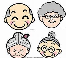 卡通人物简笔画女孩彩色头像