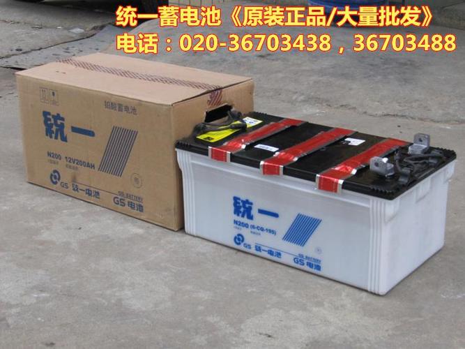 日本统一蓄电池批发报价 12v200ah船舶用蓄统一电瓶12v价格表统一牌蓄