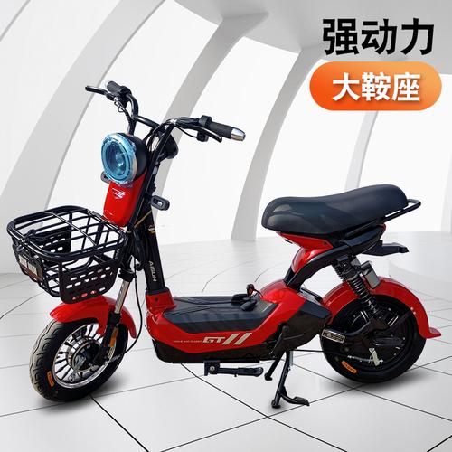 新款电瓶车电动自行车二轮青年男女学生单座成人133s