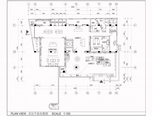 展厅首层平面图