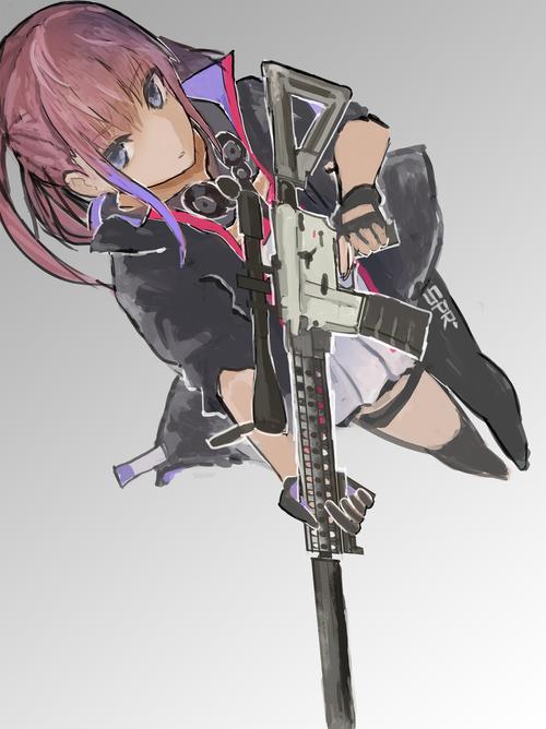 p站美图画师分享少女前线m4a1ar15合集