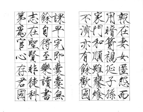 著名书法家鲁大东老师瘦金体创作朱伯庐治家格言笔笔精到宋徽宗本人看