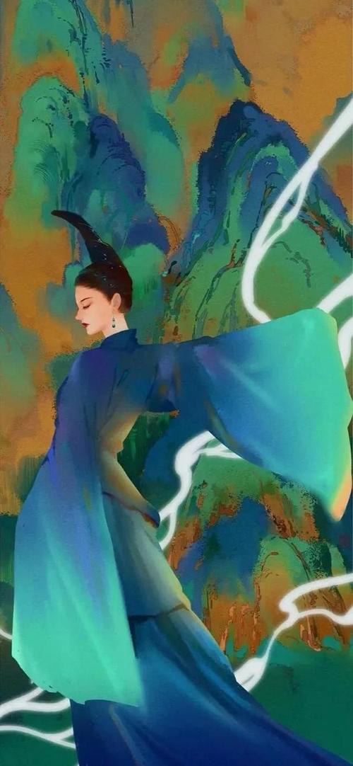 只此青绿插画师们的第一波作品已经上线各有千秋