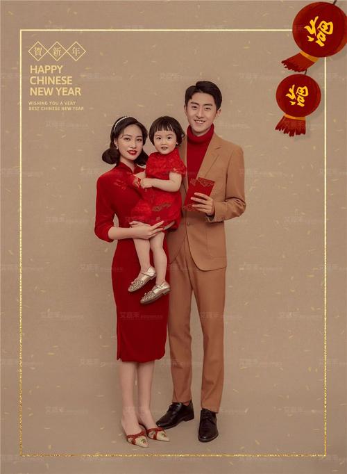 额外赠送精美相册,海报等…全家福艺术照全家福照片艺术照4人全家福