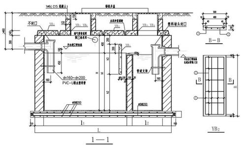 知名企业住宅化粪池详图设计