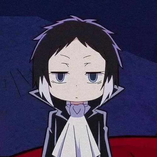 【第194期】动漫男头:文豪野犬 芥川龙之介 q版无水印