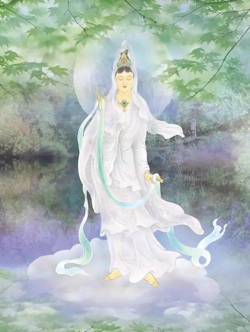 十八张精美观音菩萨画像见者得菩萨保佑一生平安