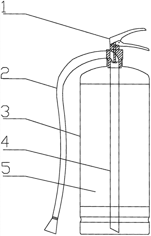 cn107469252a_无磁性洁净气体灭火器及生产方法