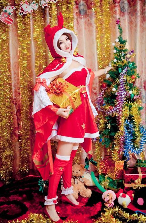 王者荣耀貂蝉圣诞恋歌cos,不要爱上妾身哦