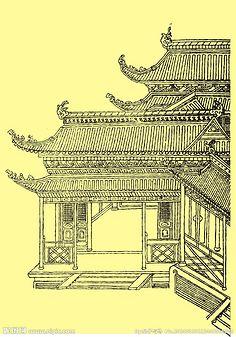 国画中式古建筑3琅玉采集到手绘古建筑采集琅玉采集到手绘古建筑采集