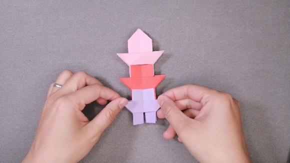 会咬人的机关折纸,简单又好玩,来做一个试试吧!