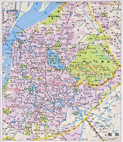 江苏南京地图