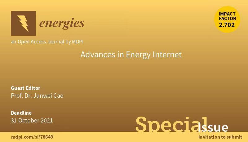 energies:清华大学北京信息科学与技术国家研究中心曹军威研究员主持