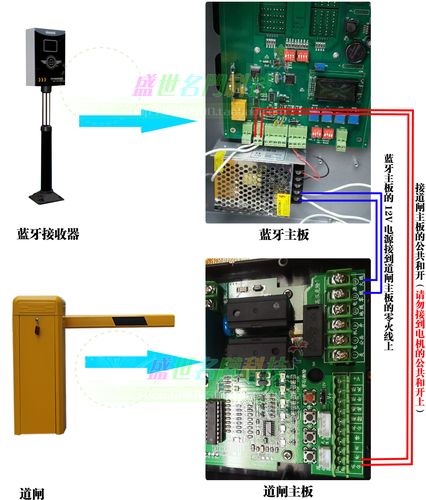 蓝牙门禁系统自动小区升降杆 停车场拦车杆 感应道闸门电子抬杆门