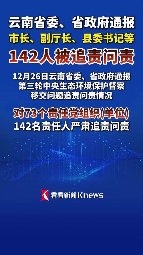 16名厅级干部被追责问责!云南省委,省政府通报
