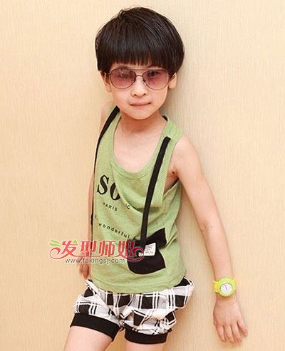 男童平刘海个性潮发