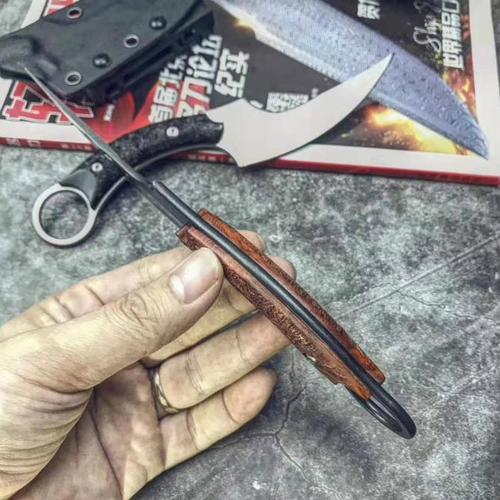 巴斯蒂内利(bastinelli ) mako灰鲭鲨木柄雕