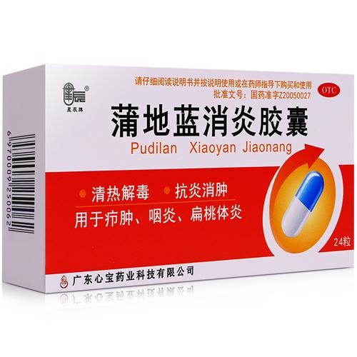 星辰蒲地蓝消炎胶囊04g24粒