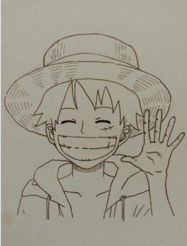 海贼王全体简笔画