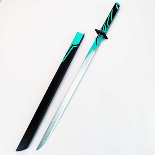 新品刺客阿七五伍六七青凤刀魔刀千刃大号cos一米木质款儿童玩具安全1