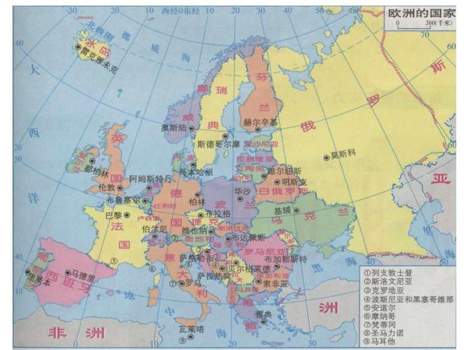 第一节亚洲和欧洲第一课时课件