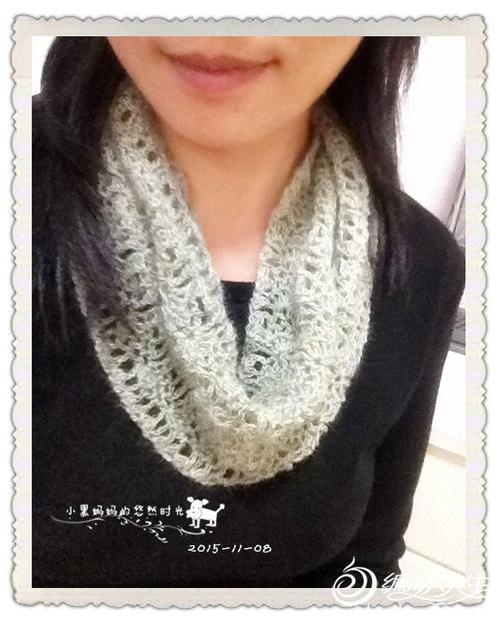 轻盈——【小黑妈妈】钩针·小围脖