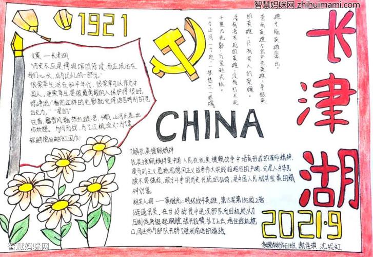 忆峥嵘岁月长津湖主题手抄报绘画