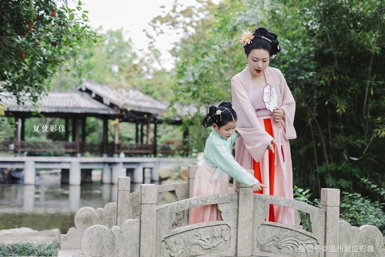 温州亲子照汉服写真作品