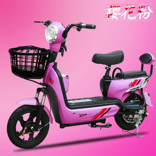 电动车48v锂电新款电动自行车双人电瓶车助力金丝猴电动自行车