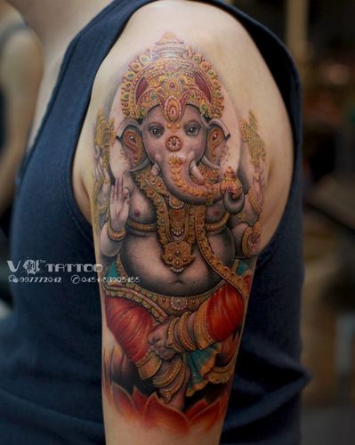 象神纹身 纹身 阿v作品 v刺tattoo