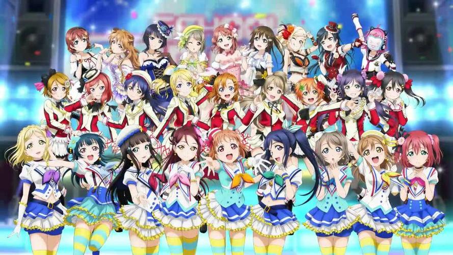 最后一排是是什么组合,lovelive里面也没有看到