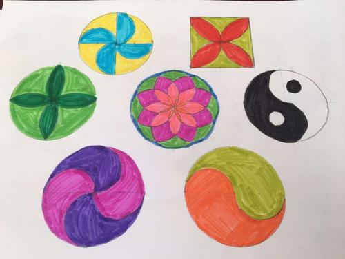 巧手画圆—六年级数学"圆的认识"创新作业