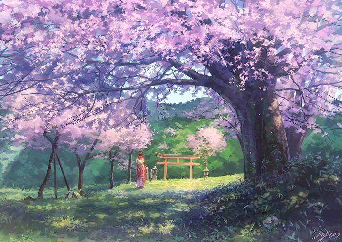 樱花树 pixiv画师:ソメイ/3日目东ロ44b