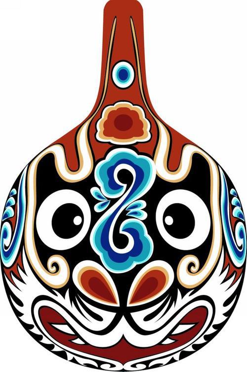 马勺脸谱陕西民间艺术的剪影